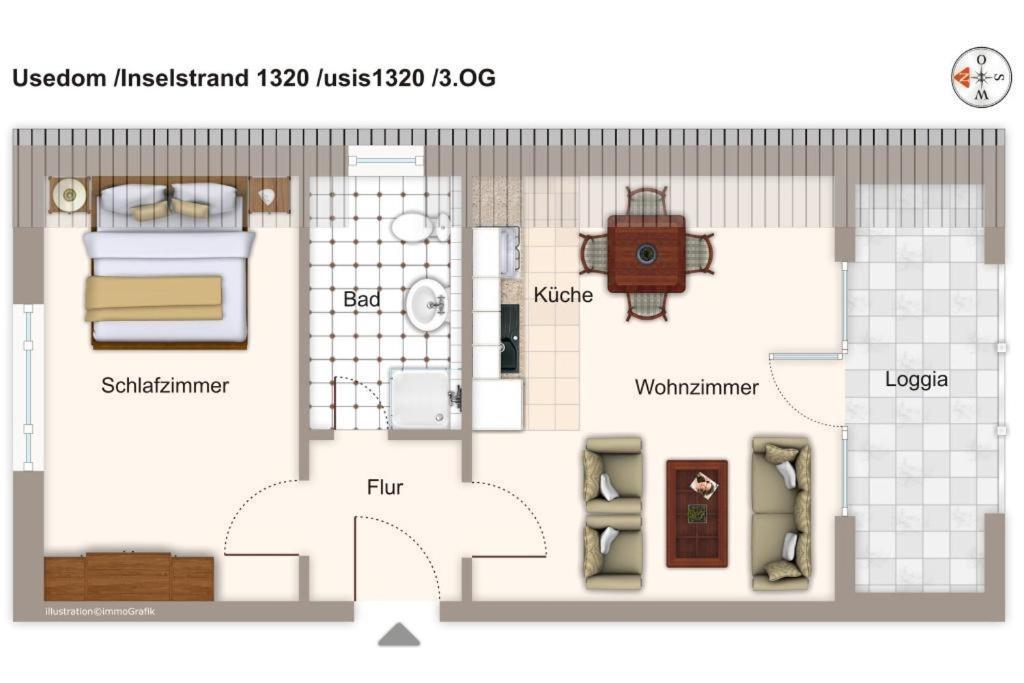 Inselstrand Inselstrand 1320 Heringsdorf  Exterior photo